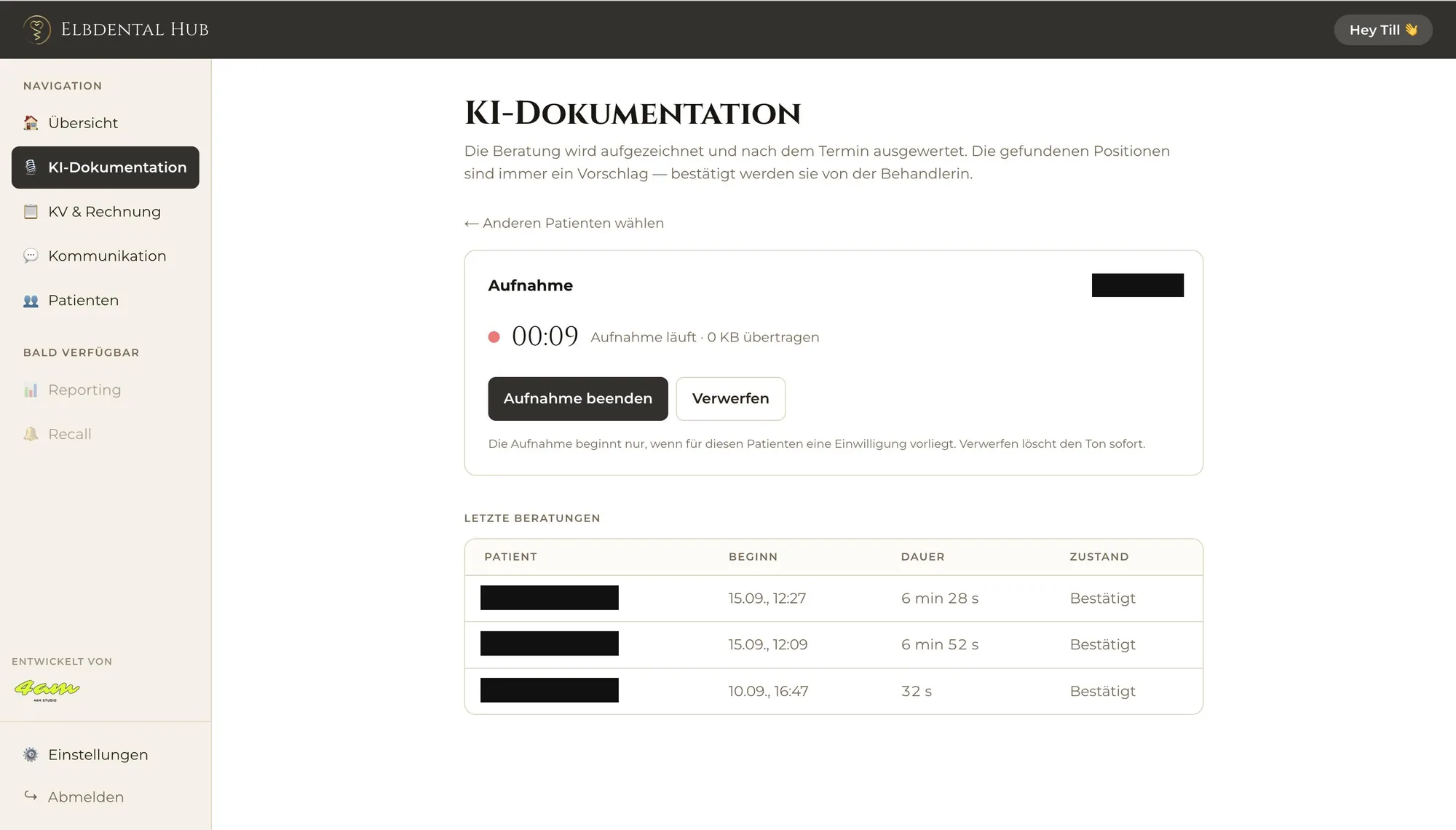 Elbdental Hub — KI-Dokumentation